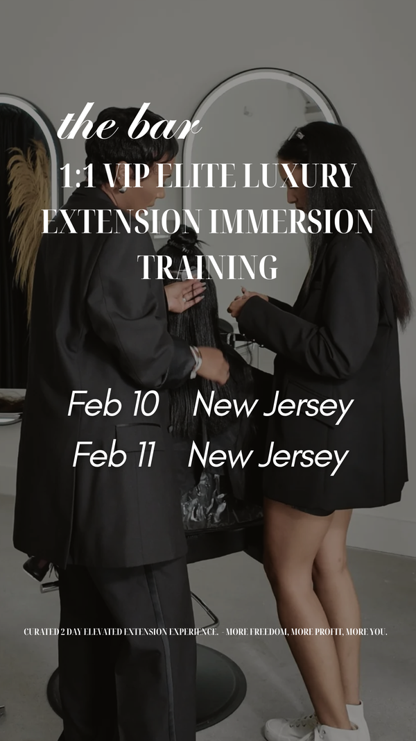 1:1 VIP ELITE LUXURY EXTENSION IMMERSION TRAINING | NEW JERSEY