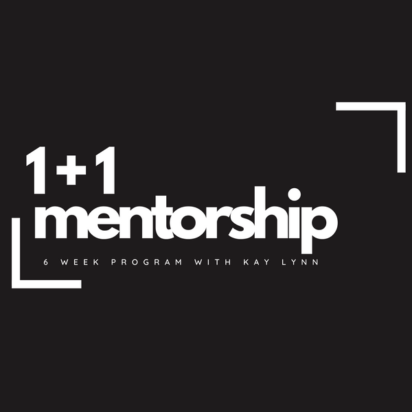 1-1 Mentorship